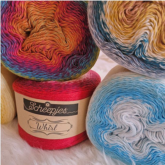 60% ����� 40% ������ Scheepjes Whirl    