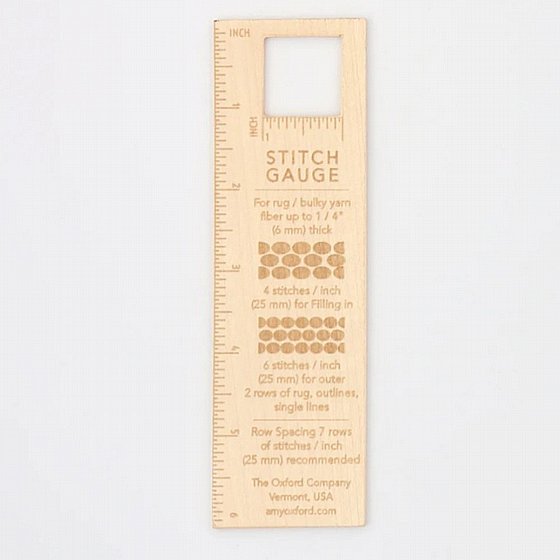 ���� ������ ������ ����� ���� - THE OXFORD COMPANY STITCH GAUGE