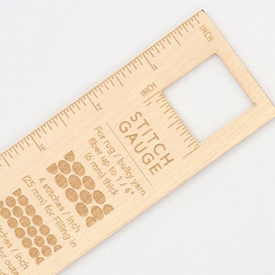 ���� ������ ������ ����� ���� - THE OXFORD COMPANY STITCH GAUGE