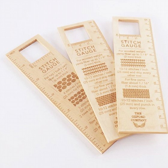 ���� ������ ������ ����� ���� - THE OXFORD COMPANY STITCH GAUGE