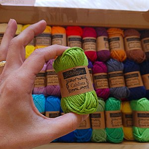 Scheepjes Cahlista -מארז ענק חוטי כותנה Scheepjes Cahlista -מארז ענק חוטי כותנה