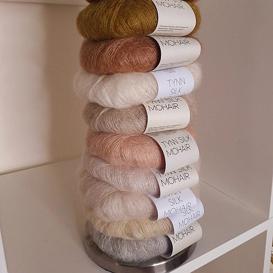 Sandnes Garn  Tynn Silk Mohair  - ��� ��� 57% ����� 28% ��� 15% ��� LACE