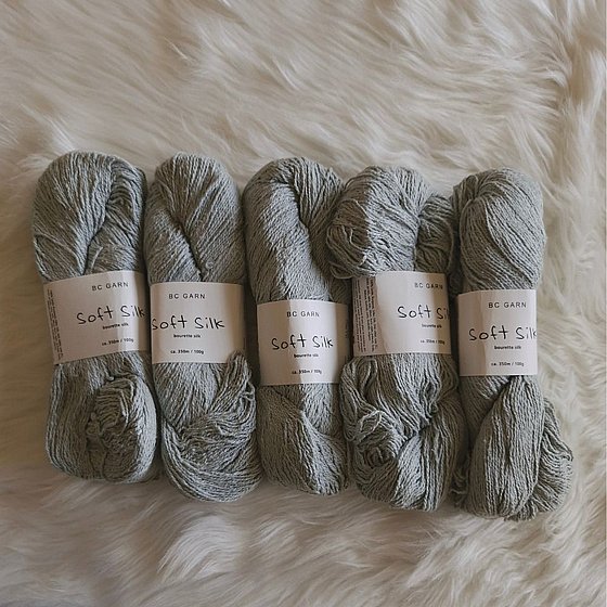  100% ���  BC GARN bourette DK