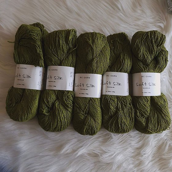  100% ���  BC GARN bourette DK
