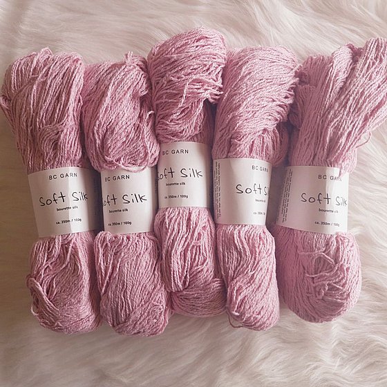  100% ���  BC GARN bourette DK