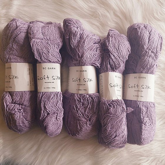 100% ���  BC GARN bourette DK