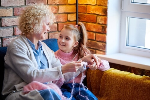 זמן איכות עם הנכדה